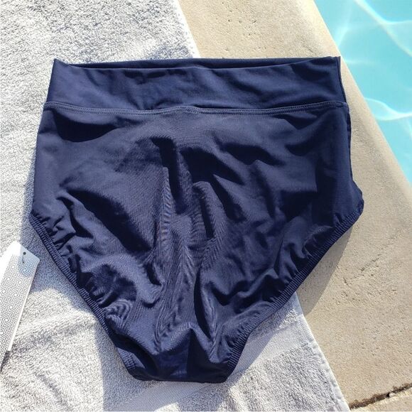 Amoressa by Miracle Suit Swim Wear Martini New Moon Blue High Waisted 10 - Picture 5 of 9
